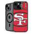 NFL San Francisco 49ers Retro Logo iPhone 15 Kickstand Case